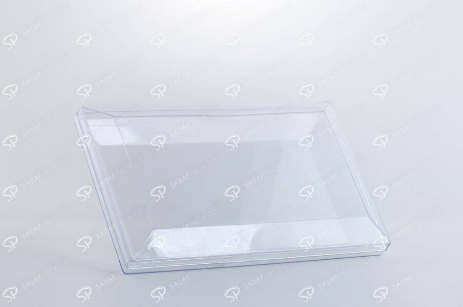 ##tt##-Crystal Container - Transparent Designed Rectangular 200