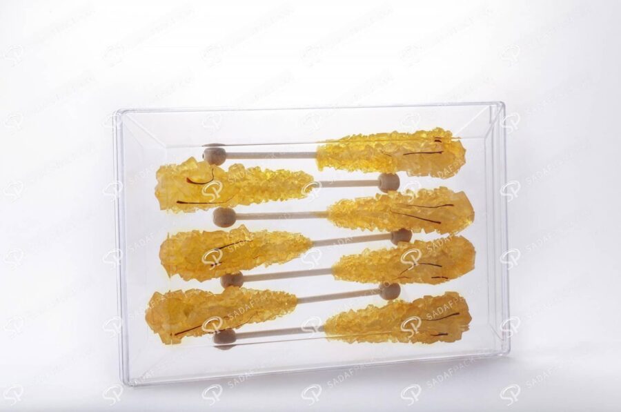 ##tt##-Crystal Container - Transparent Designed Rectangular 200
