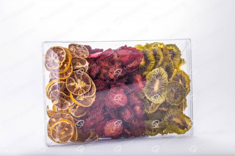 ##tt##-Crystal Container - Transparent Designed Rectangular 200