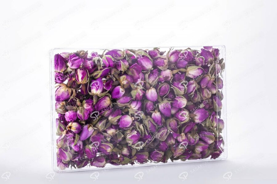 ##tt##-Crystal Container - Transparent Designed Rectangular 200
