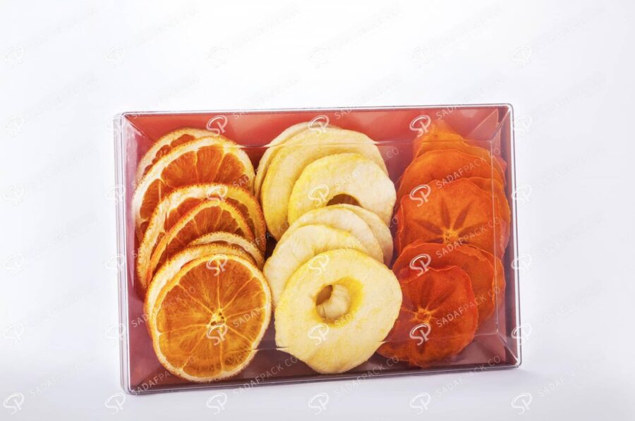 ##tt##-Crystal Container - Golden Bottom Designed Rectangular 200
