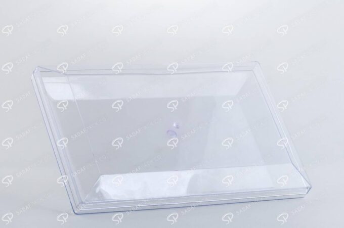 ##tt##-Crystal Container - Transparent Designed Rectangular 300