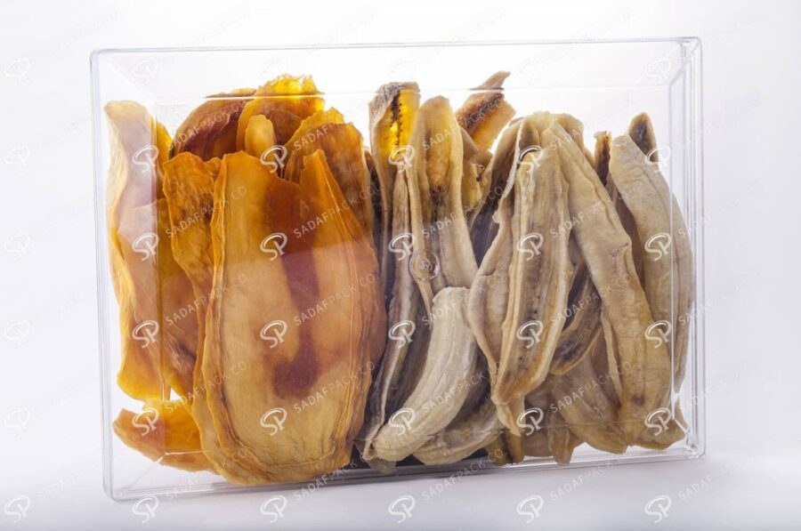 ##tt##-Crystal Container - Transparent Designed Rectangular 300