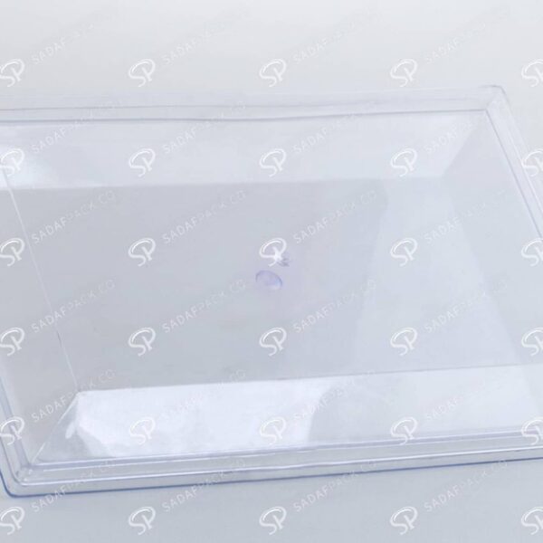 ##tt##-Crystal Container - Transparent Designed Rectangular 500