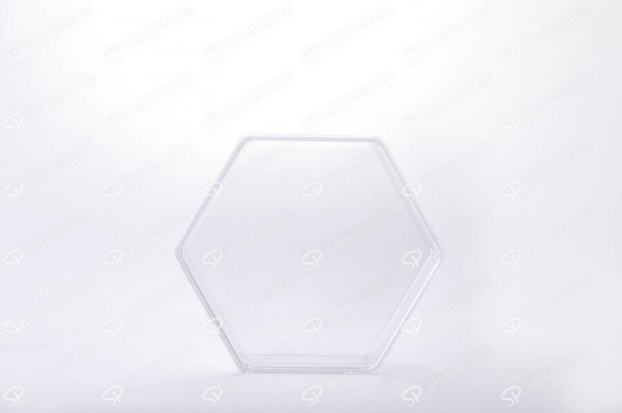 ##tt##-Crystal Container -  Hexagonal Small