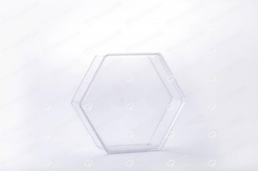 ##tt##-Crystal Container -  Hexagonal Small