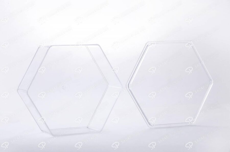 ##tt##-Crystal Container -  Hexagonal Small