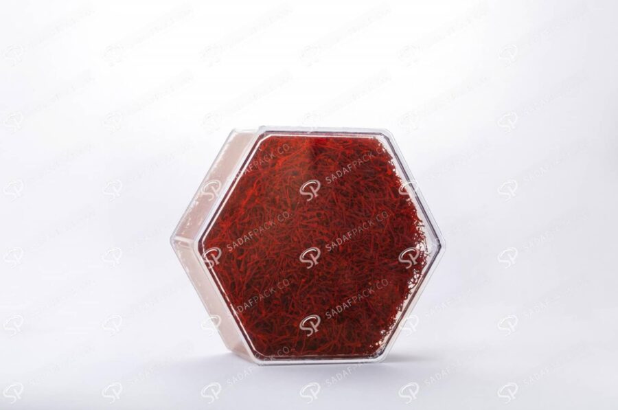 ##tt##-Crystal Container -  Hexagonal Small