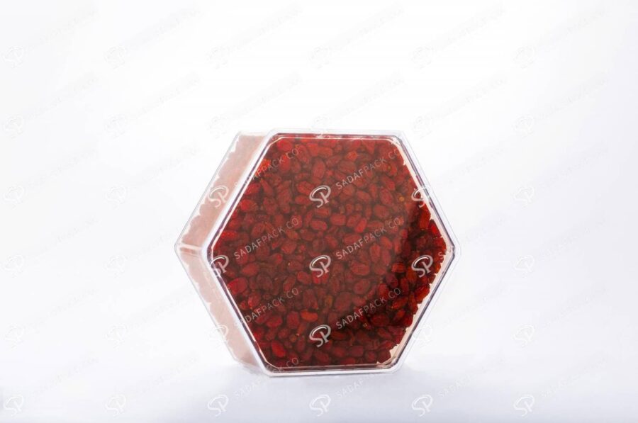 ##tt##-Crystal Container -  Hexagonal Small