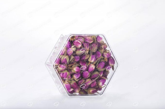 ##tt##-Crystal Container -  Hexagonal Small