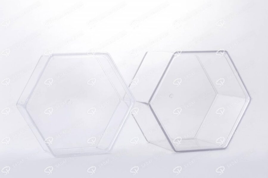 ##tt##-Crystal Container -  Hexagonal Small