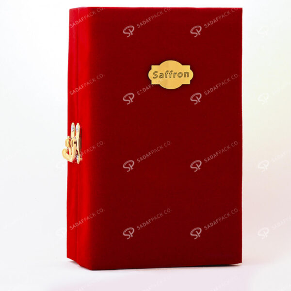 Velvet Saffron Box For Gohar Large