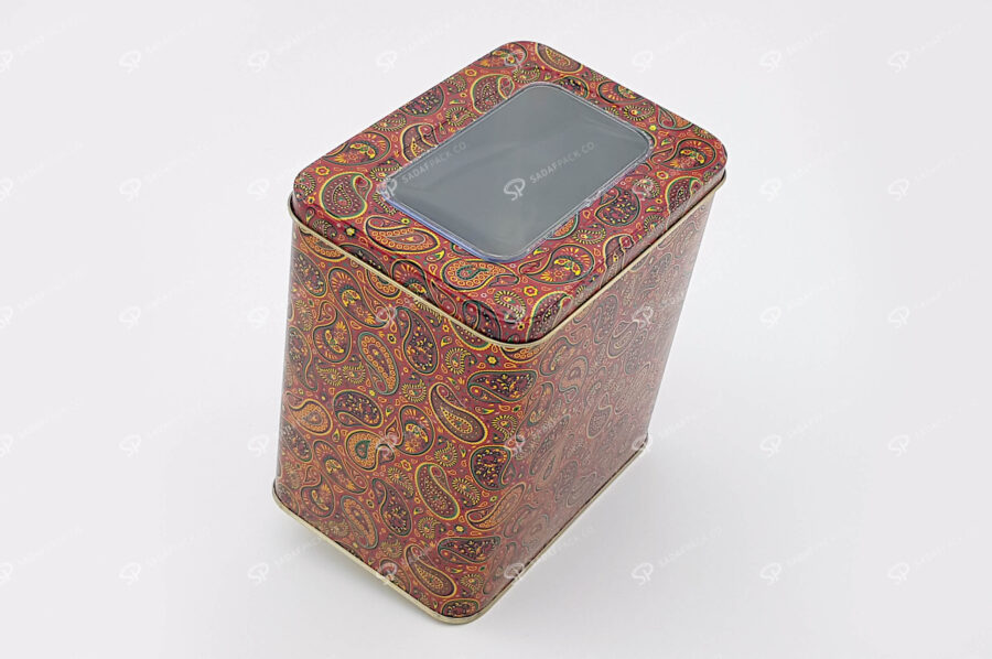 metal container nuts dates saffron