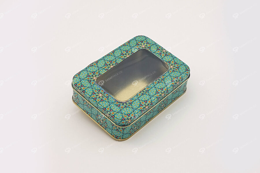metal container nuts dates saffron