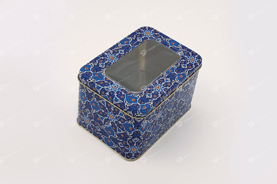 metal container nuts dates saffron
