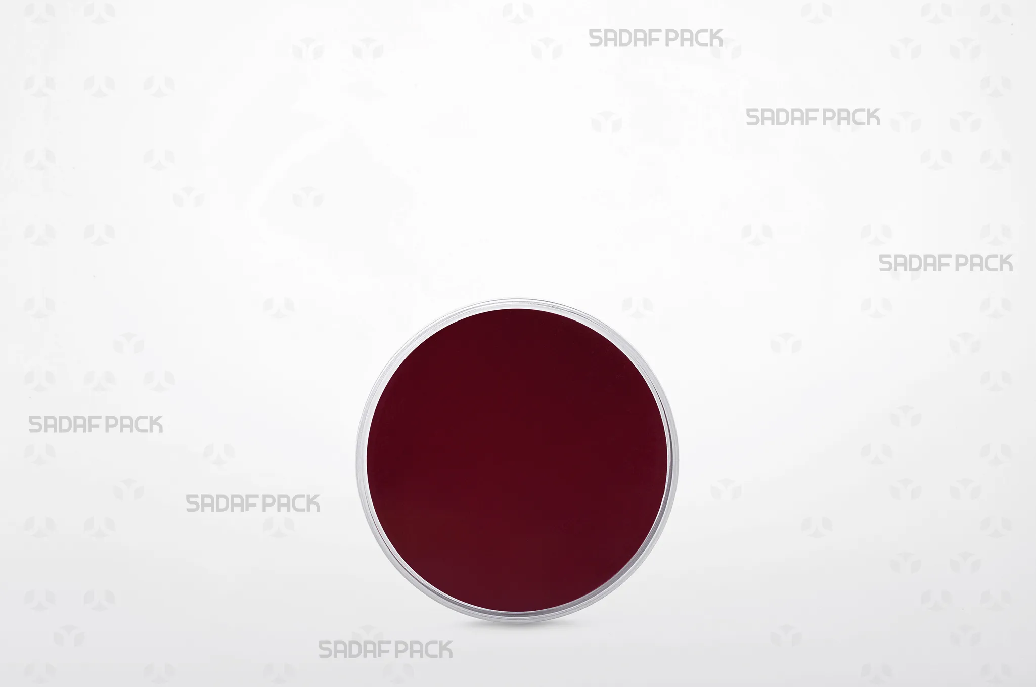 The 10 Core Crystal container filled with a size 10 crimson Cardboard Pad