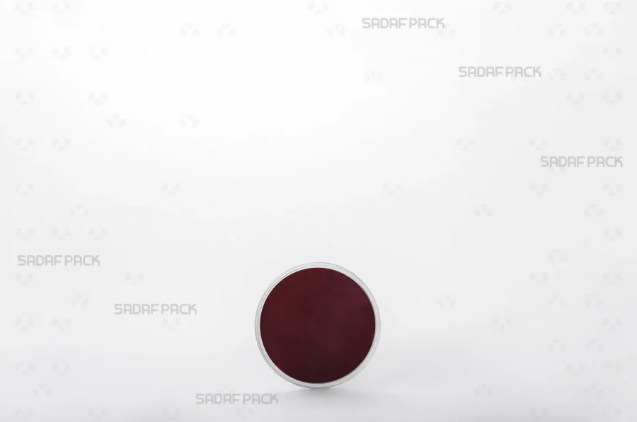The 5 Flat Crystal container with size 5 crimson Cardboard Pad