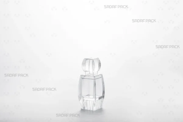 Azin 1 Raised Bottom crystal container, a premium saffron packaging solution by Sadaf Pack.