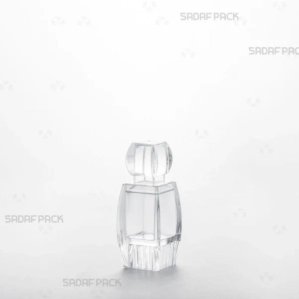 Azin 1 Raised Bottom crystal container, a premium saffron packaging solution by Sadaf Pack.