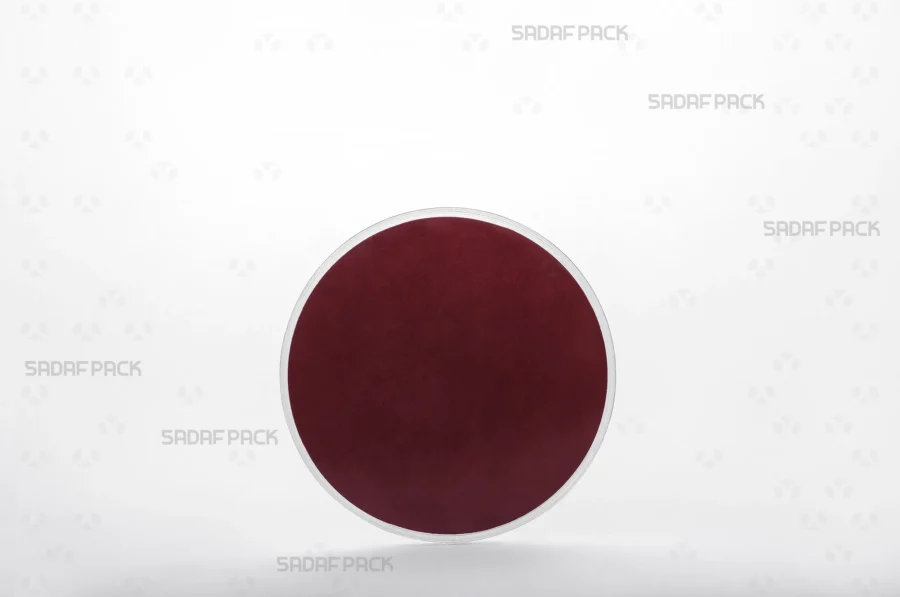 The 11 slim Crystal container with size 11 crimson Cardboard Pad