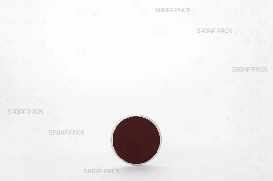 The 5 España Crystal container filled with a size 5 crimson Cardboard Pad