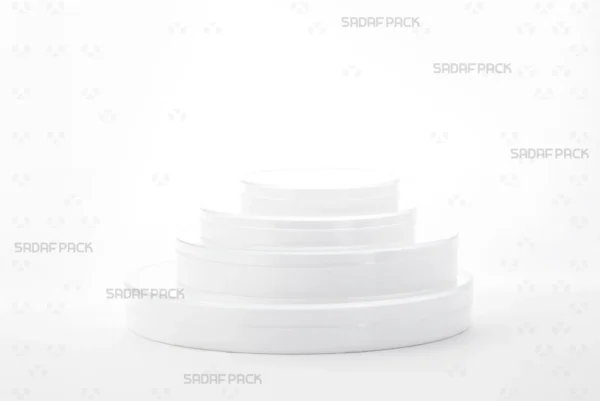 White Round Deep Bottom