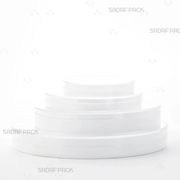 White Round Deep Bottom