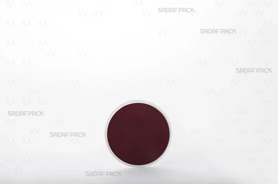 The 6.5 Flat Crystal container expertly with size 6.5 crimson Cardboard Pad