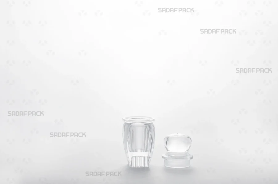 The Gohar 1 Raised Bottom container with its lid and body separated, displaying the pristine interior and secure closure mechanism.
