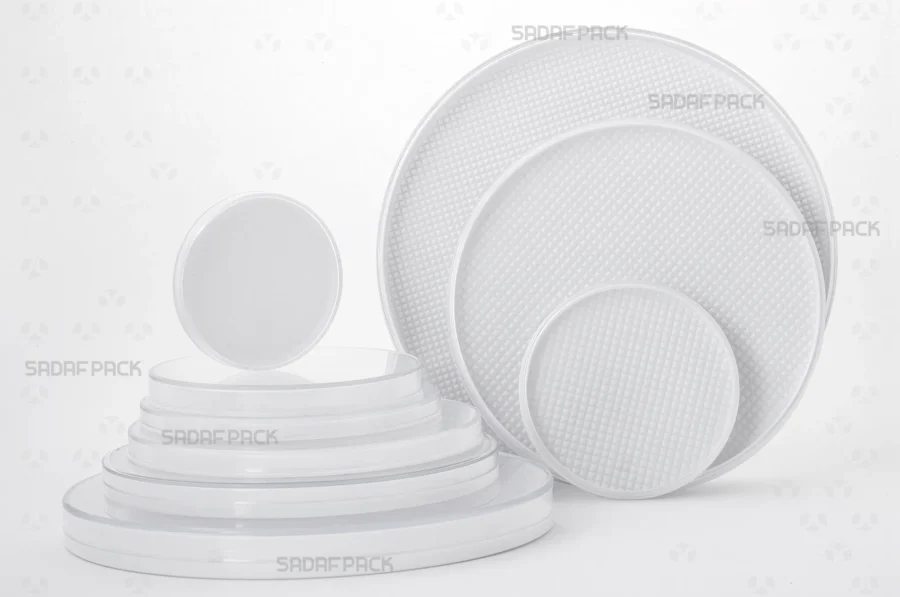 A group display of the various sizes available in the España series of crystal containers from Sadaf Pack.