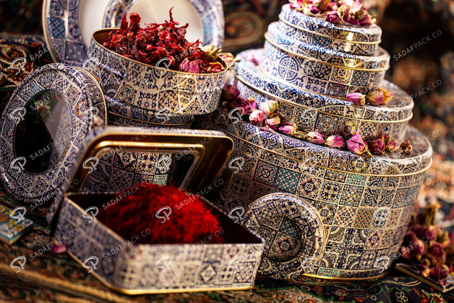 حاوية معدنية اسطوانية  قطرها 70 ملم