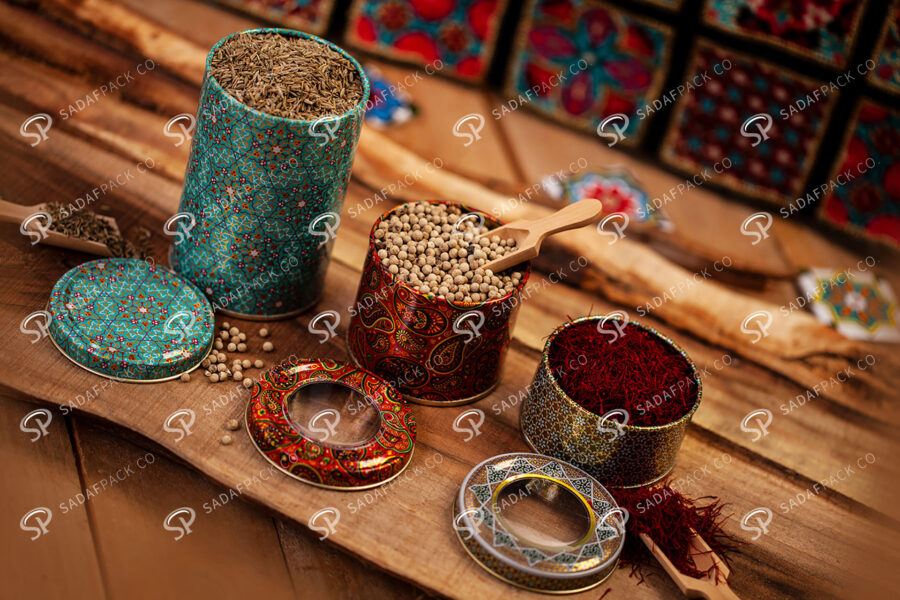 حاوية معدنية اسطوانية  قطرها 70 ملم