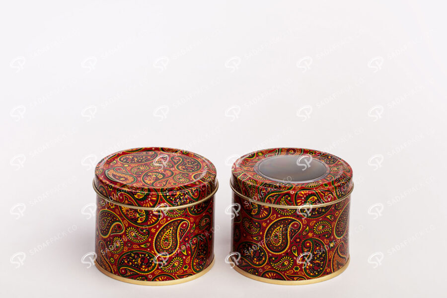 حاوية معدنية اسطوانية  قطرها 70 ملم