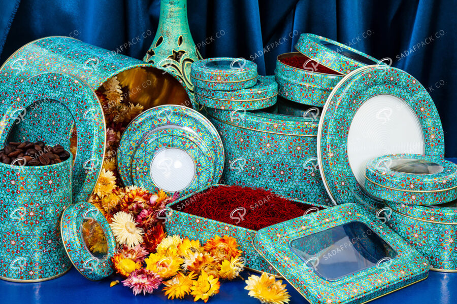 حاوية معدنية اسطوانية  قطرها 70 ملم