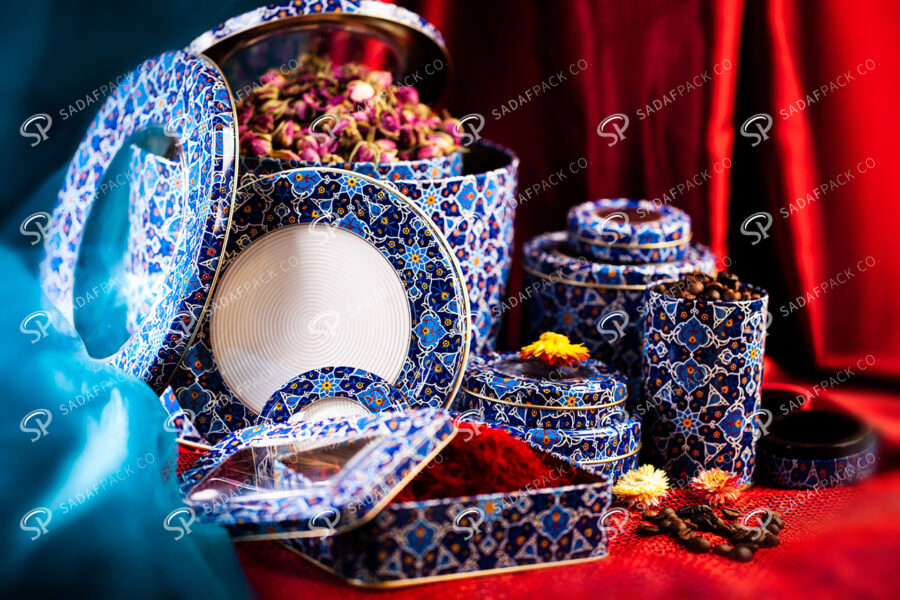 حاوية معدنية اسطوانية  قطرها 70 ملم