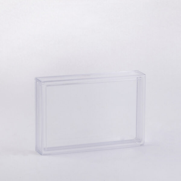 ##tt##-Saffron Rectangular Crystal Container - 4 (12.5)