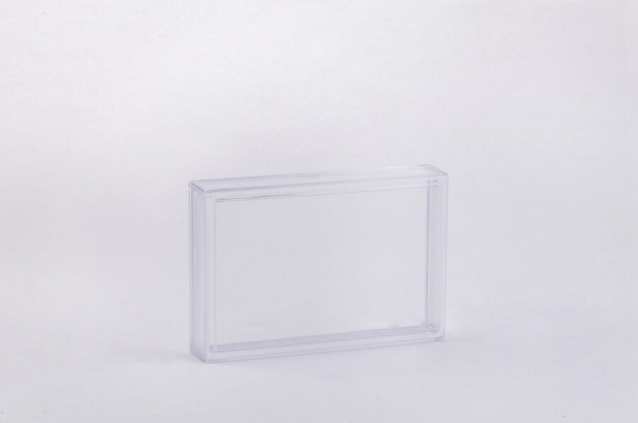 ##tt##-Saffron Rectangular Crystal Container - 4 (12.5)