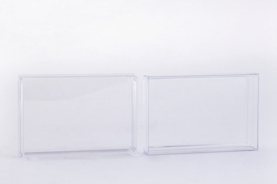 ##tt##-Saffron Rectangular Crystal Container - 4 (12.5)