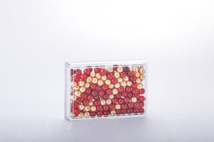 ##tt##-Saffron Rectangular Crystal Container - 4 (12.5)