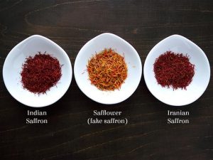 distinguish the fake saffron 1