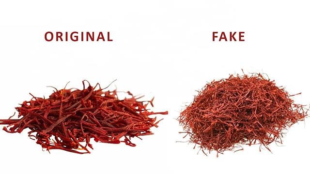 distinguish the fake saffron 4