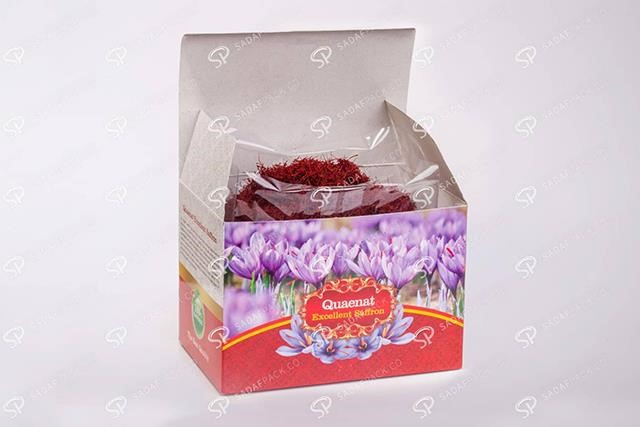 saffron packaging carton