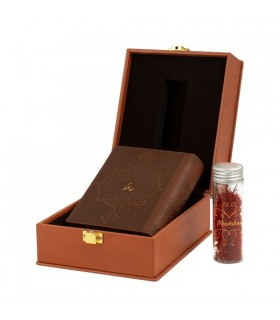 If you want a real Luxury Saffron Packaging. Leather saffron packaging Boxes would be a nice option.