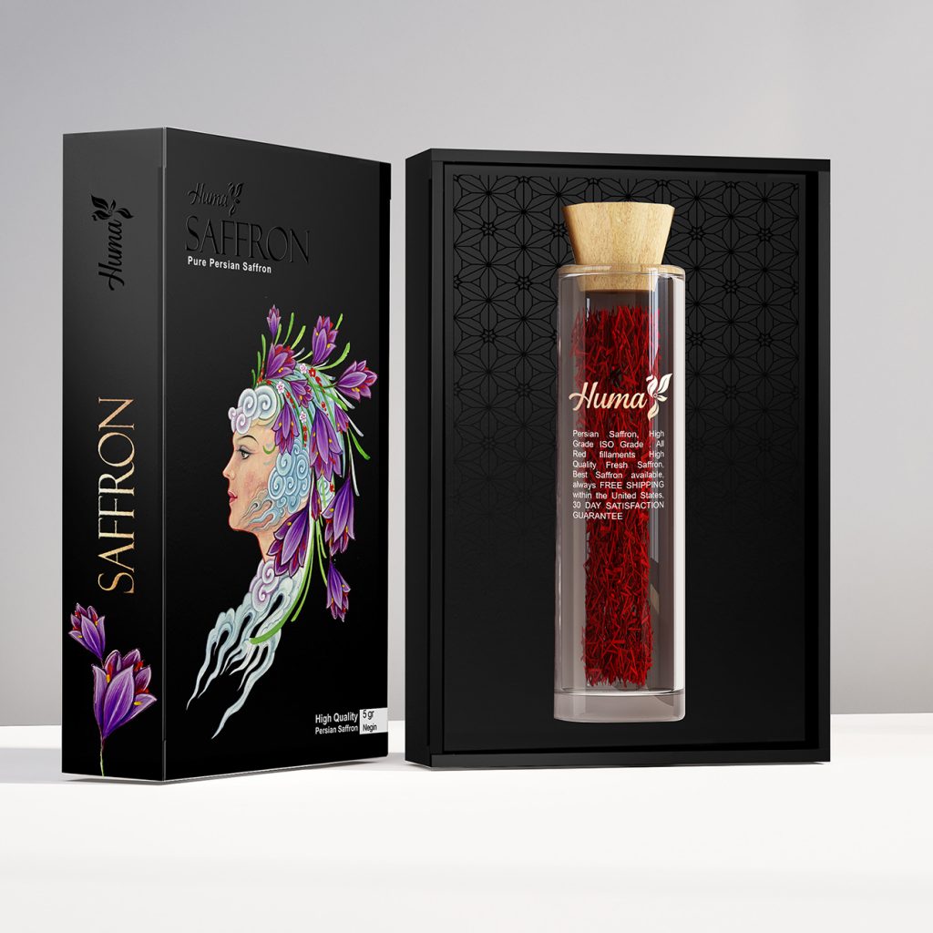 Saffron packaging design 7