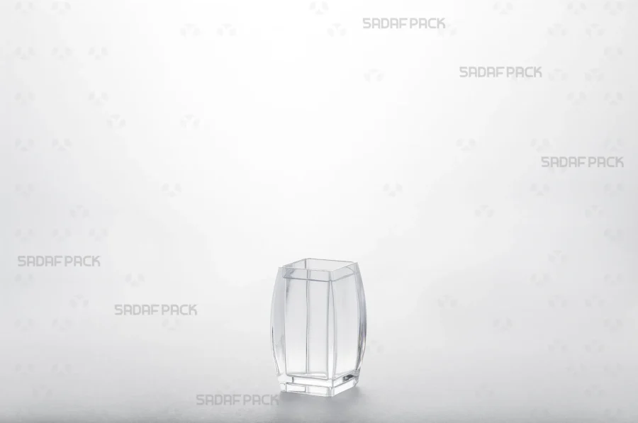 The body of the Azin 1 container, emphasizing its flawless poly-crystal construction and the pristine internal space for holding valuable spices.