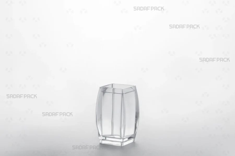 A view of the Azin 2 container's body, focusing on its sturdy base and flawless poly-crystal walls that offer both protection and display.