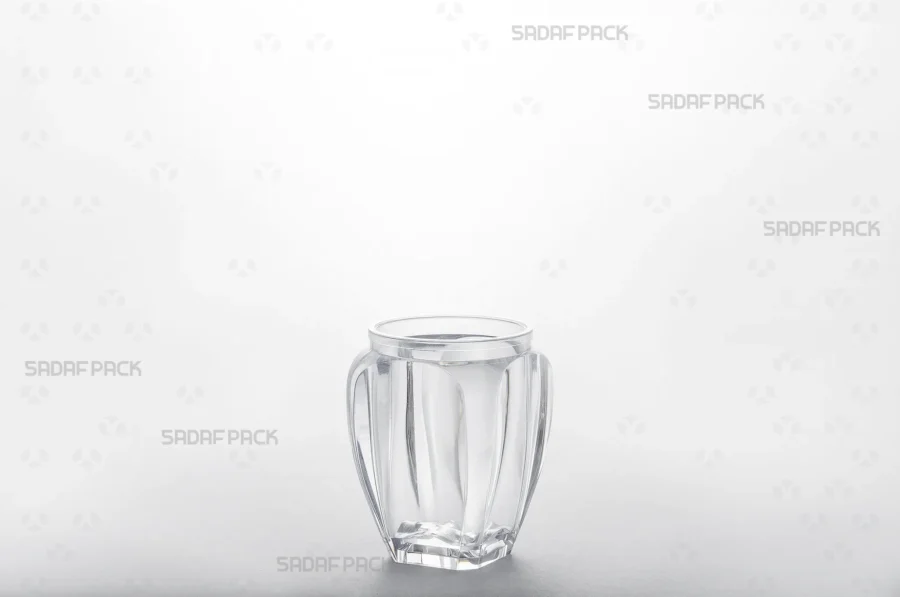 The body of the Gohar 3 container, illustrating its seamless, transparent poly-crystal construction.
