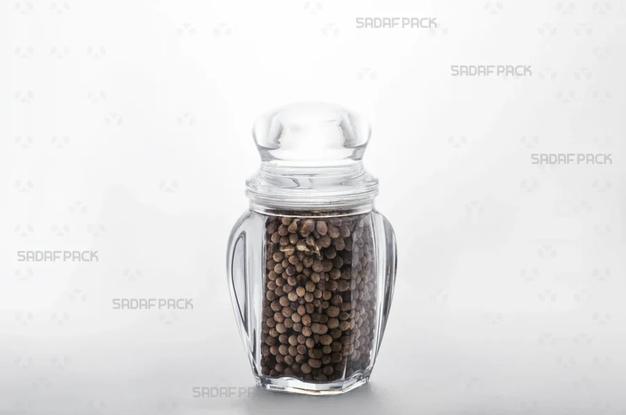An elegant view of the Gohar 4 container filled with high-quality Black Peppercorns, demonstrating its capacity and suitability for export markets.