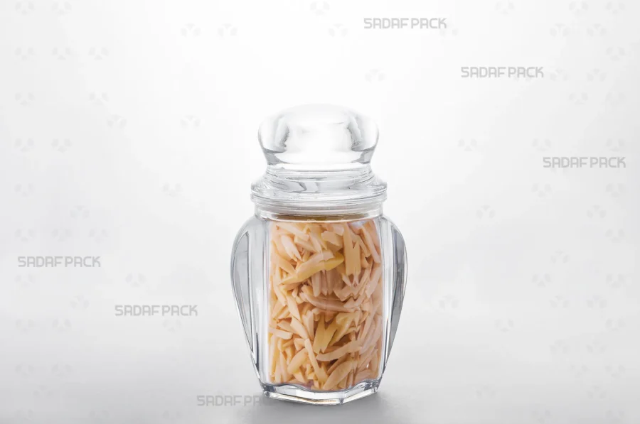 An elegant view of the Gohar 4 container filled with high-quality Slivered Almonds, demonstrating its capacity and suitability for export markets.