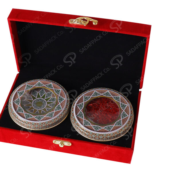 Double khatam Saffron Gift box